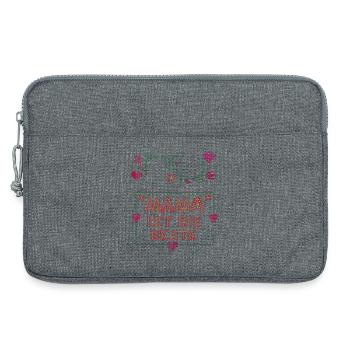 Mom is the best - Laptop bag 13" - heather grey - Front