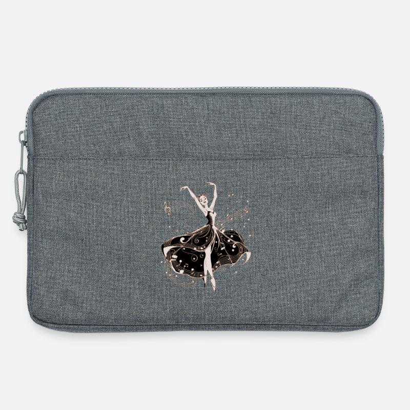 Die Tänzerin des Abends. - Laptoptasche 13" - Grau meliert