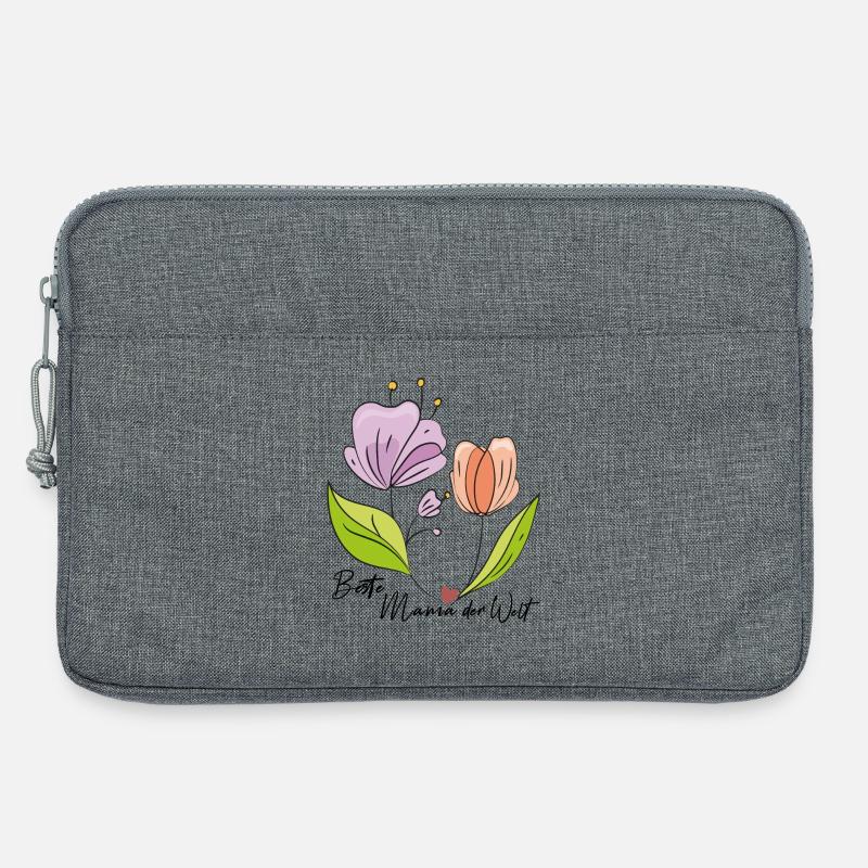 beste Mama der Welt - Laptoptasche 13" - Grau meliert