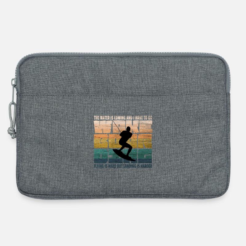 Wakeboarding Wakeboard Vintage  - Laptoptasche 13" - Grau meliert