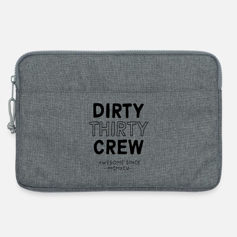 Dirty Thirty - Laptoptasche 13" - Grau meliert