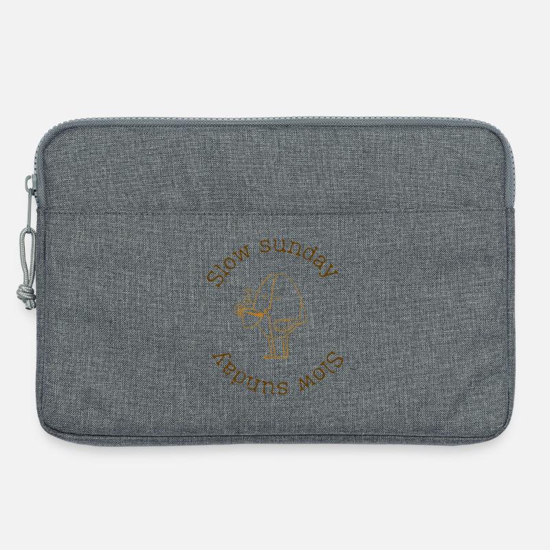 Slow Sunday - Laptoptasche 13" - Grau meliert