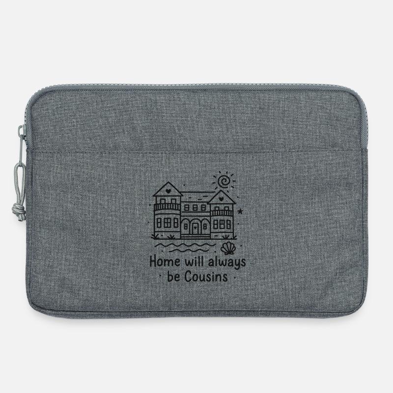 Cousins Beach – Home will always be Cousins - Laptoptasche 13" - Grau meliert