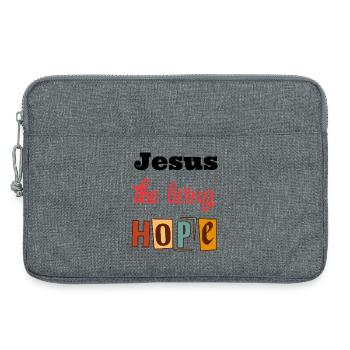 Joie de vivre Hope Design - Sacoche pour ordinateur portable 13 pouces - gris chiné - Devant