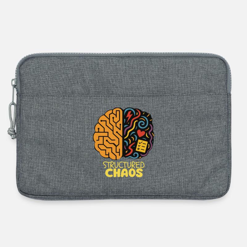 Structured Chaos - AuDHD - Laptop bag 13" - heather grey