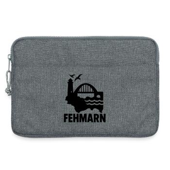 fehmarn schleswig holstein - Laptoptasche 13" - Grau meliert - Vorne