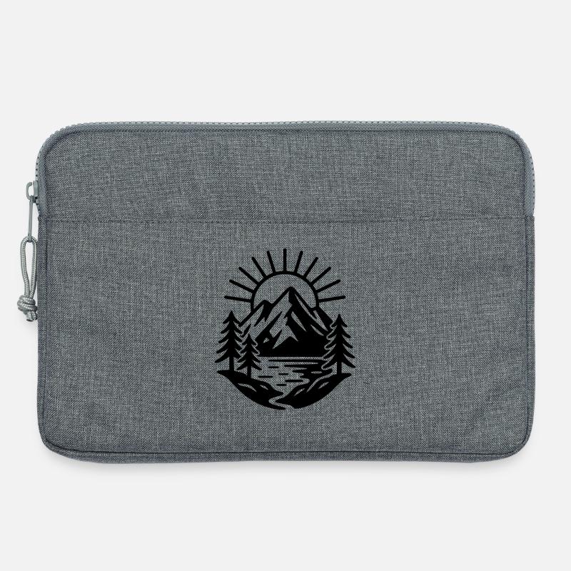 Natur - Laptoptasche 13" - Grau meliert