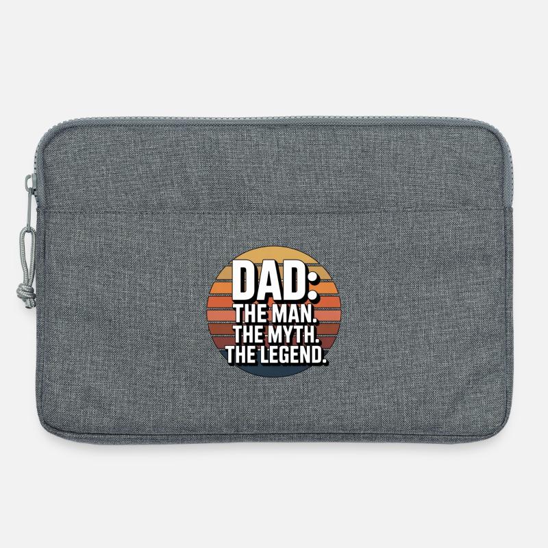 DAD: Der Mann Die Legende - Laptoptasche 13" - Grau meliert