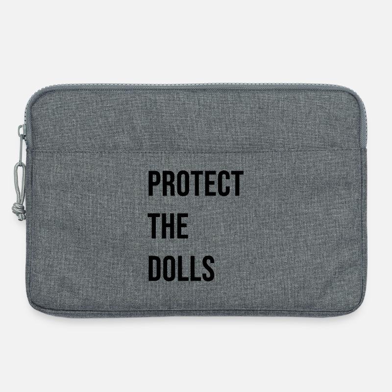 Protect_the_Dolls_- - Laptoptasche 13" - Grau meliert