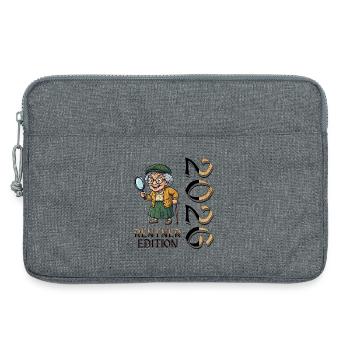 Design de retraite à la retraite - Sacoche pour ordinateur portable 13 pouces - gris chiné - Devant