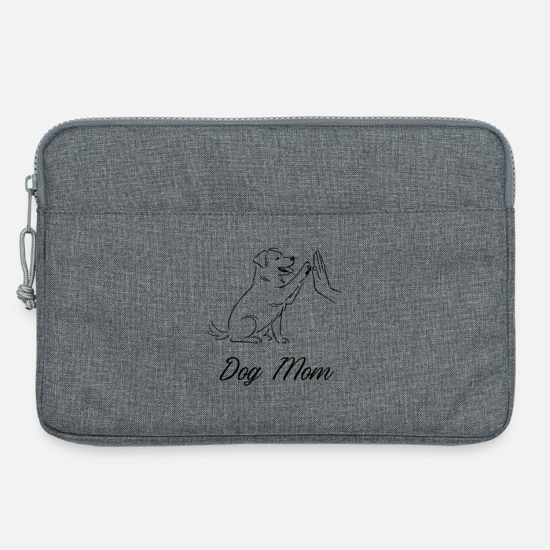 Dog Mom - Laptoptasche 13" - Grau meliert