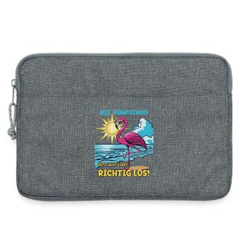 Ruhestand? Jetzt geht es erst richtig los! - Laptoptasche 13" - Grau meliert - Vorne