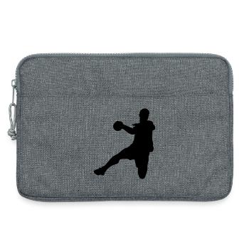 Handball - Laptoptasche 13" - Grau meliert - Vorne