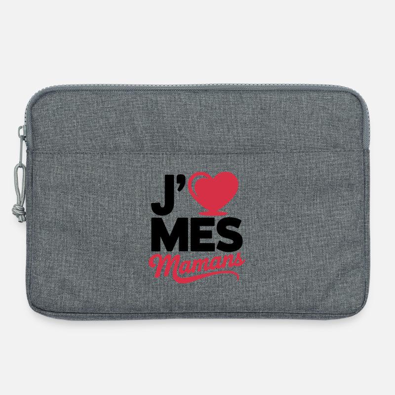 Aime_mes_mamans - Laptoptasche 13" - Grau meliert