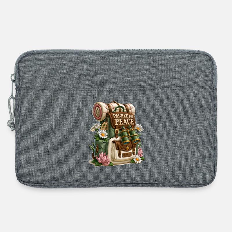 Packed for Peace Hiking Backpack - Laptop bag 13" - heather grey