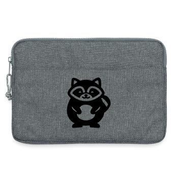 raton laveur - Sacoche pour ordinateur portable 13 pouces - gris chiné - Devant