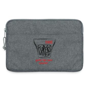 Espresso - Laptoptasche 13" - Grau meliert - Vorne