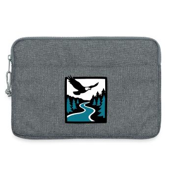 Eagle River Forest Graphic - Laptop bag 13" - heather grey - Front
