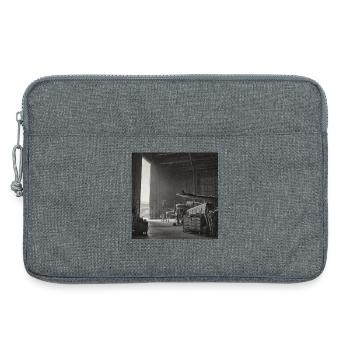 Raven dans l’avion Lieu perdu Crime animal vintage - Sacoche pour ordinateur portable 13 pouces - gris chiné - Devant