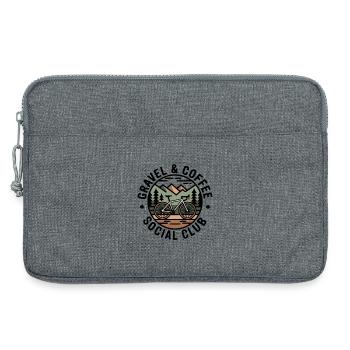 Gravel & Coffee Club - Laptoptasche 13" - Grau meliert - Vorne