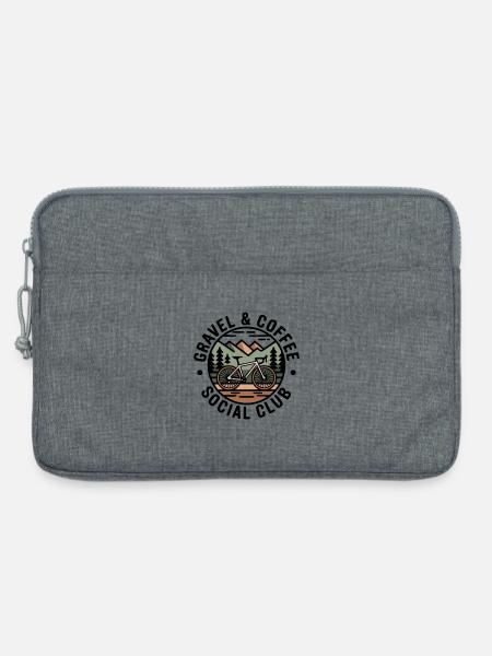 Gravel & Coffee Club - Laptoptasche 13" - Grau meliert