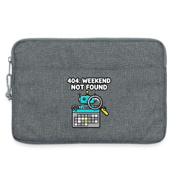 404 Weekend Not Found Roboter - Laptoptasche 13" - Grau meliert - Vorne