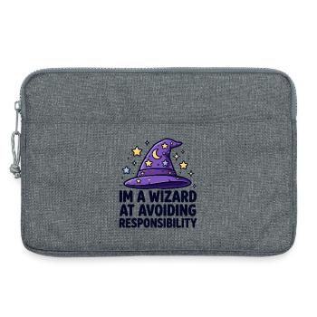 Wizard Avoiding Responsibility - Laptoptasche 13" - Grau meliert - Vorne