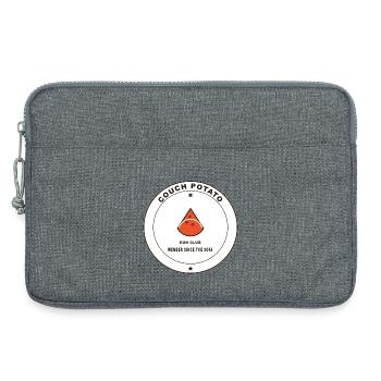 Couch Potato Laufclub Logo - Laptoptasche 13" - Grau meliert - Vorne