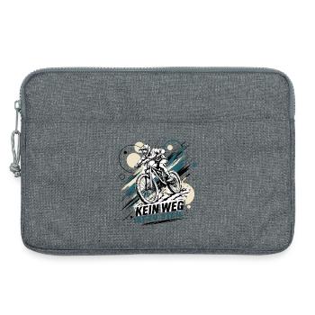 Kein Weg Ist Zu Steil - Laptoptasche 13" - Grau meliert - Vorne