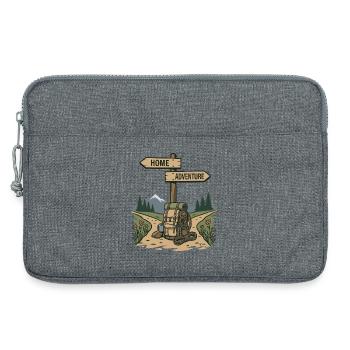 Hiking - Outdoor Adventure - Laptop bag 13" - heather grey - Front