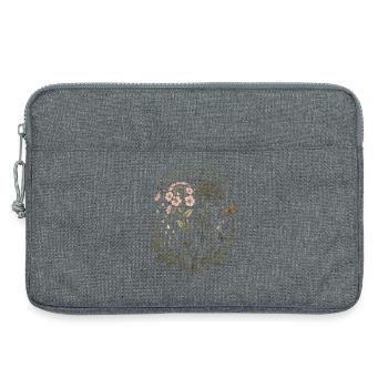 T-shirt fleuri Love Is Love Botanical Vintage - Sacoche pour ordinateur portable 13 pouces - gris chiné - Devant