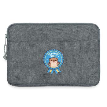 Das Otter Best Cute Otter Blue Badge Award Ribbon - Laptoptasche 13" - Grau meliert - Vorne