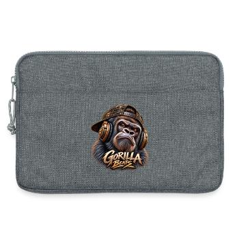 GORILLA BEATS – Urban Sound - Laptoptasche 13" - Grau meliert - Vorne