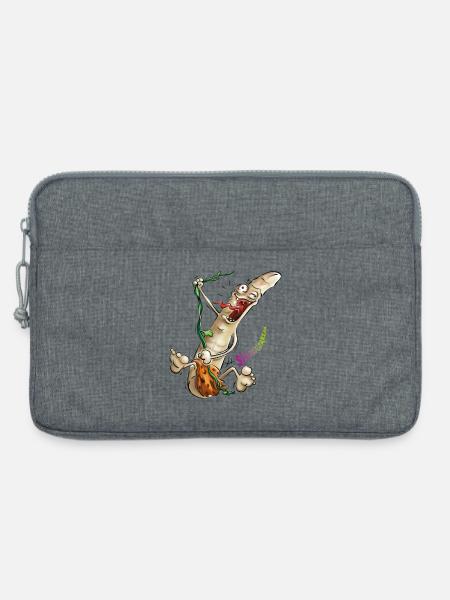 Spargeltarzan - Laptoptasche 13" - Grau meliert
