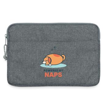 Schlafender Hund - Laptoptasche 13" - Grau meliert - Vorne