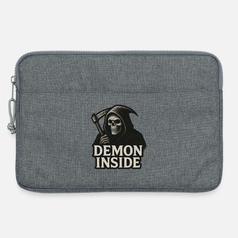 Dämon Innen Grim Reaper - Laptoptasche 13" - Grau meliert