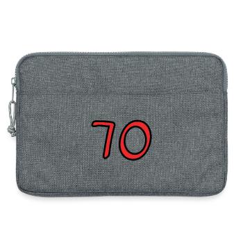 HAPPY BIRTHDAY. HAPPY BIRTHDAY. ANNIVERSARY. - Laptop bag 13" - heather grey - Front