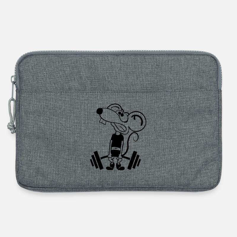 Pump Maus kontur 1c - Laptop bag 13" - heather grey