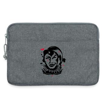 Le Joker - Carte-a-jouer - Sacoche pour ordinateur portable 13 pouces - gris chiné - Devant