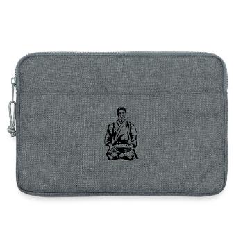karate - Sacoche pour ordinateur portable 13 pouces - gris chiné - Devant