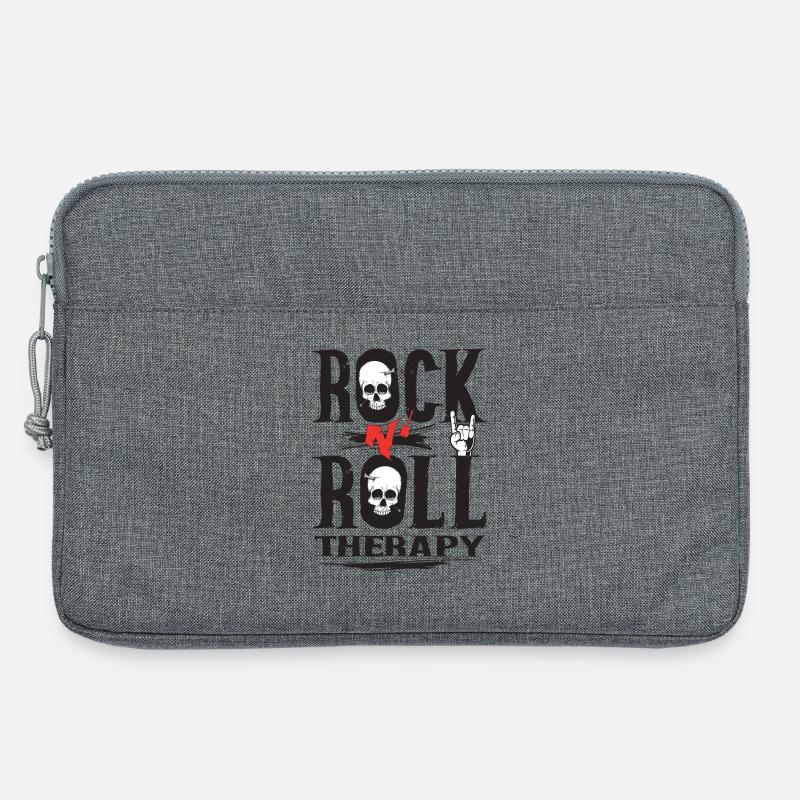 Rock n Roll therapy - Laptoptasche 13" - Grau meliert