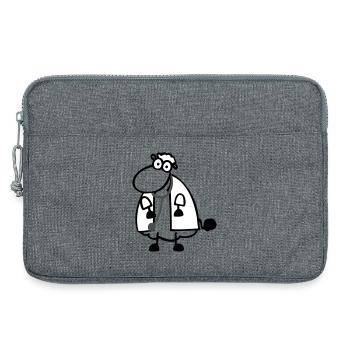 Mouton du docteur - Sacoche pour ordinateur portable 13 pouces - gris chiné - Devant