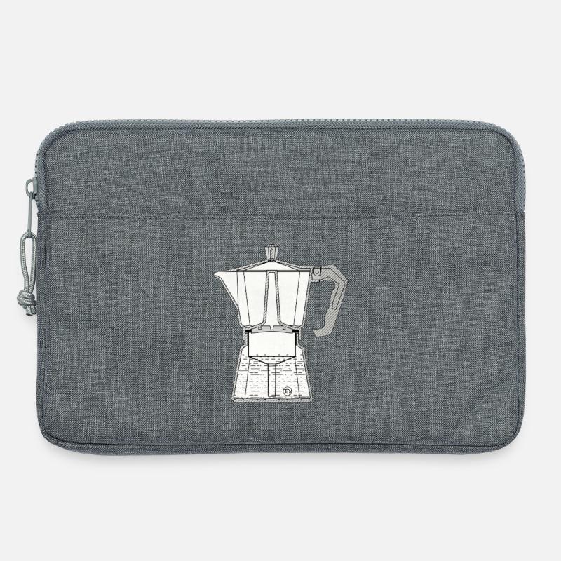 Mocca Espresso Maker - Laptop bag 13" - heather grey