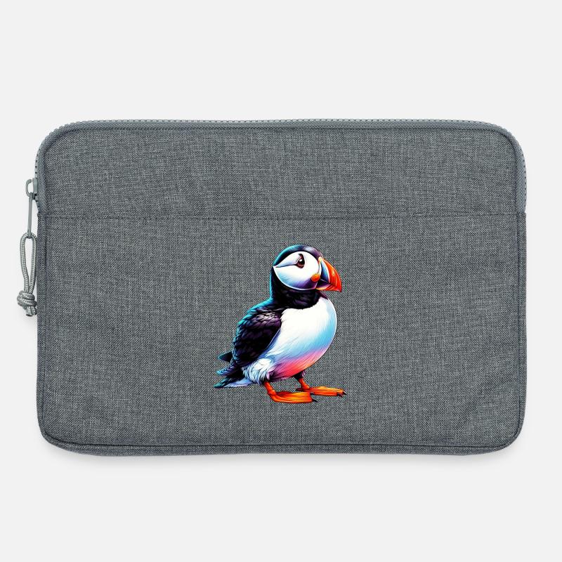 Papageitaucher - Laptoptasche 13" - Grau meliert
