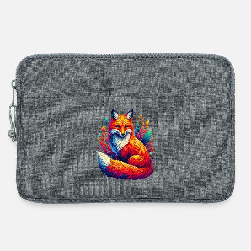 Fuchs - Laptoptasche 13" - Grau meliert