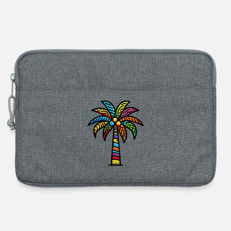 Palm tree - Laptop bag 13" - heather grey