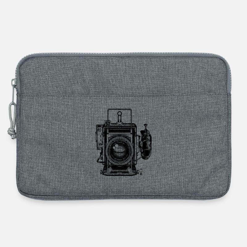 Vintage-Kamera - Laptoptasche 13" - Grau meliert