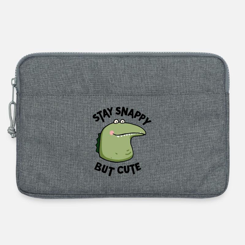 Snappy but cute - Laptoptasche 13" - Grau meliert