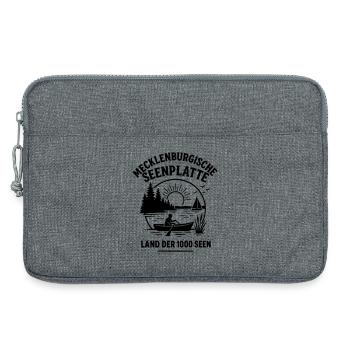 Région des lacs du Mecklembourg - Sacoche pour ordinateur portable 13 pouces - gris chiné - Devant