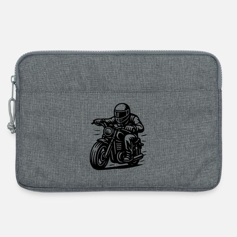 Biker - Laptoptasche 13" - Grau meliert